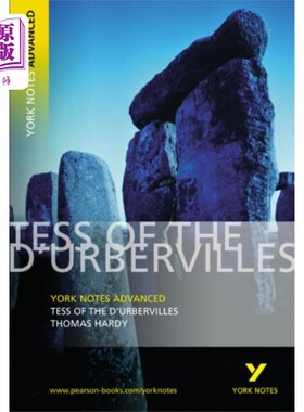 海外直订Tess of the D'Urbervilles: York Notes Advanced 德伯家的苔丝：约克笔记