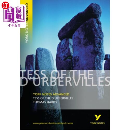 海外直订Tess of the D'Urbervilles: York Notes Advanced 德伯家的苔丝：约克笔记