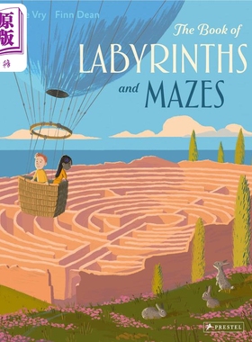 The Book of Labyrinths and Mazes 迷宫之书 英文原版 进口原版 7岁到10岁 精装 儿童益智玩乐迷宫书 Silke Vry【中商原版】