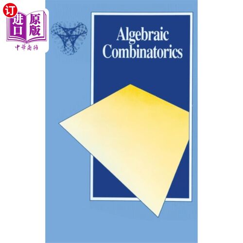 海外直订Algebraic Combinatorics 代数组合论