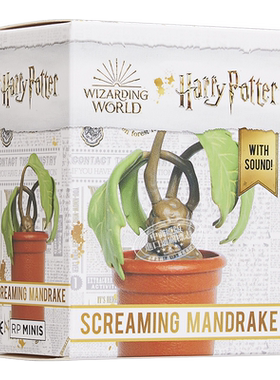 哈利波特 尖叫的曼德拉草 有声摆件 Harry Potter Screaming Mandrake With Sound Rp Minis Donald Lemke 英文原版 电影周边