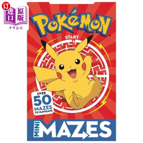 海外直订Pokemon Mini Mazes 口袋妖怪迷你迷宫