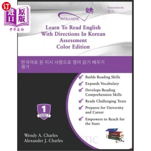 Korean Directions 海外直订Learn Assessment 学习阅读英语与指示在韩语评估 English Edition Read 彩色 With Color
