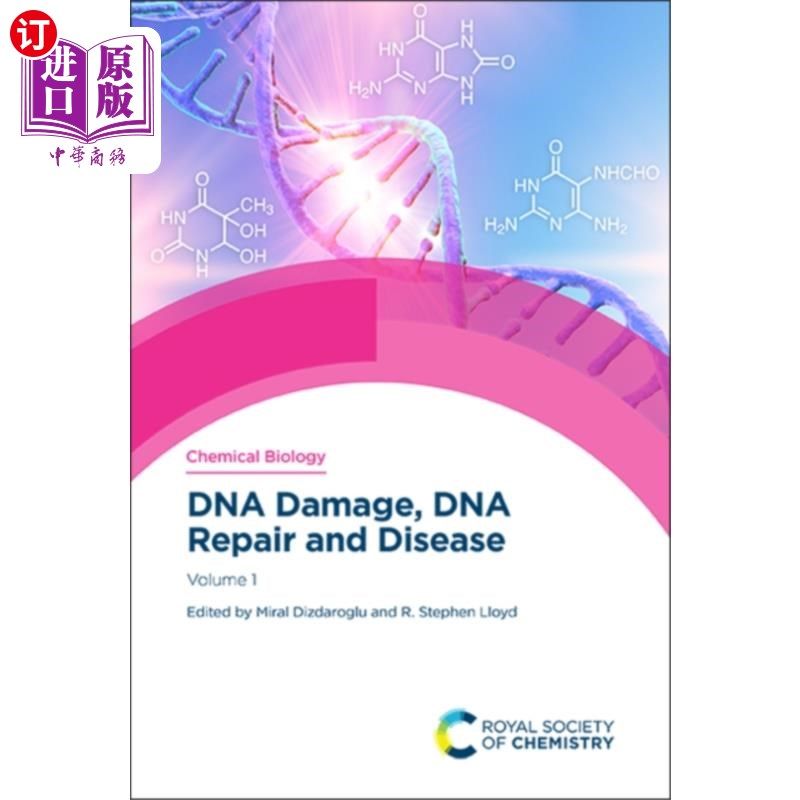 海外直订DNA Damage, DNA Repair and Disease DNA损伤，DNA修复和疾病