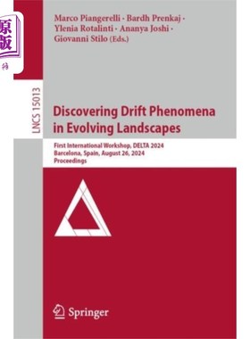 海外直订Discovering Drift Phenomena in Evolving Landscap... 在不断变化的景观中发现漂移现象