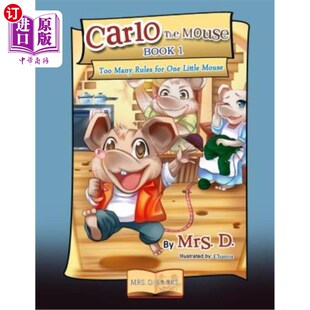 Book 一只小老鼠规则太多 第一册 for the Mouse One Too 卡洛老鼠 海外直订Carlo Many Little Rules