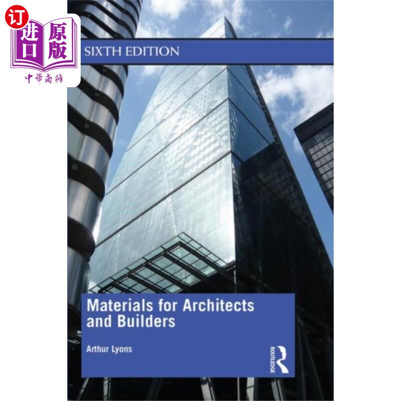 海外直订Materials for Architects and Builders 建筑师和建筑商材料