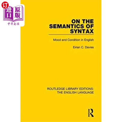 海外直订On the Semantics of Syntax 论句法语义学