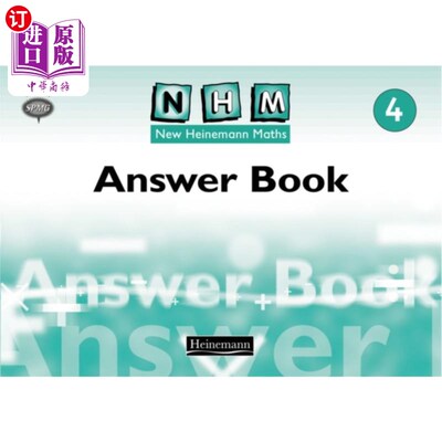 海外直订New Heinemann Maths Yr4, Answer Book 新海涅曼数学Yr4，答案书