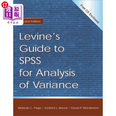 海外直订Levine's Guide to SPSS for Analysis of Variance 莱文方差分析SPSS指南