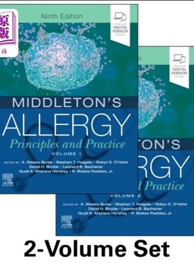 海外直订Middleton's Allergy 2-Volume Set 米德尔顿过敏2卷集