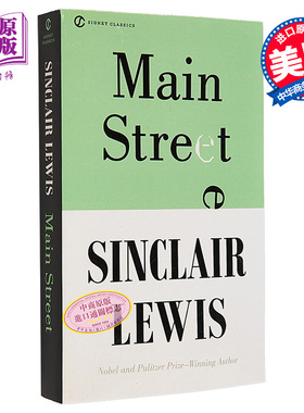 现货 【中商原版】大街 英文原版 Signet Classics: Main Street 英文英语文学作品 Sinclair Lewis