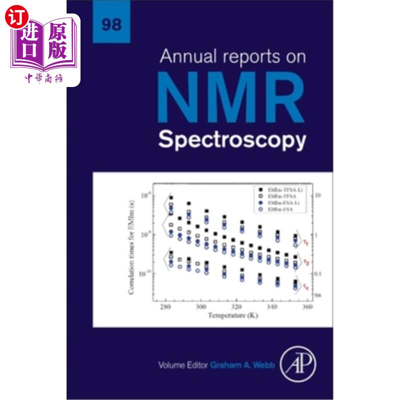 海外直订Annual Reports on NMR Spectroscopy: Volume 98 核磁共振光谱学年度报告:第98卷