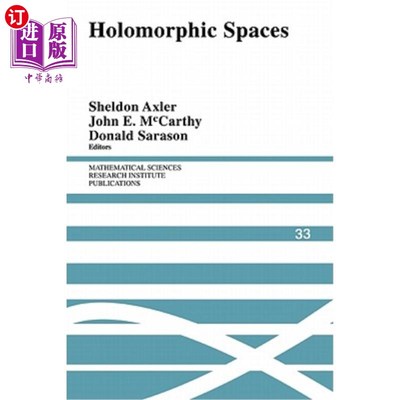 海外直订Holomorphic Spaces 全纯空间