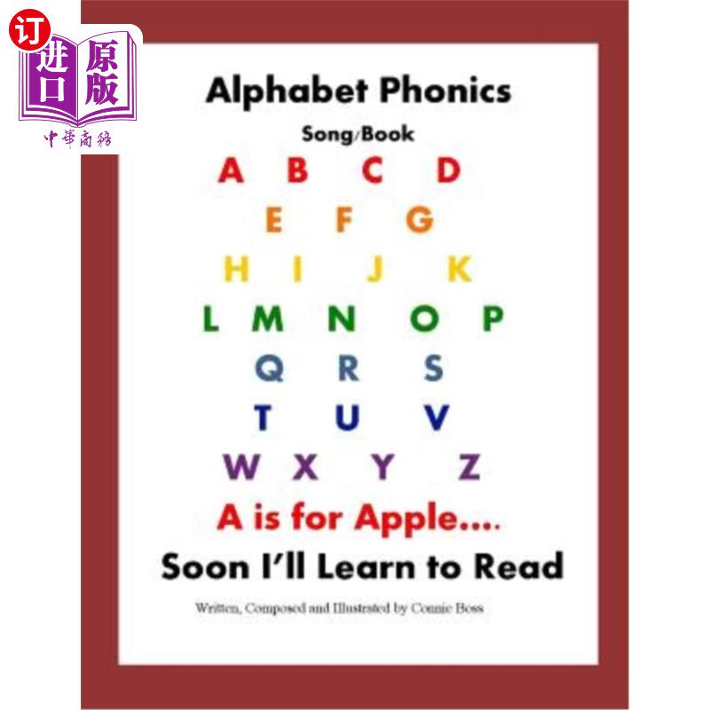 海外直订Alphabet Phonics Song/Book 字母拼音歌曲/书