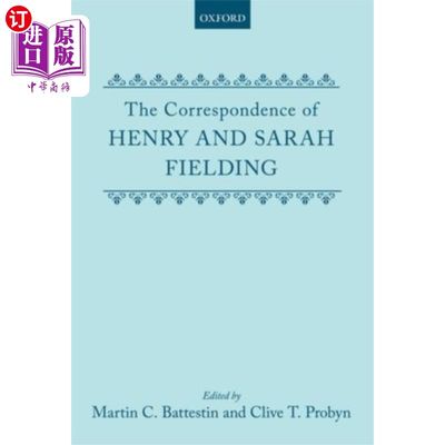 海外直订Correspondence of Henry and Sarah Fielding 亨利·菲尔丁和莎拉·菲尔丁的通信