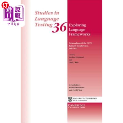海外直订Exploring Language Frameworks: Proceedings of the Alte Krakow Conference, July 2 探索语言框架：阿尔特克拉科
