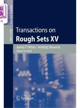 海外直订Transactions on Rough Sets XV 粗糙集上的事务15