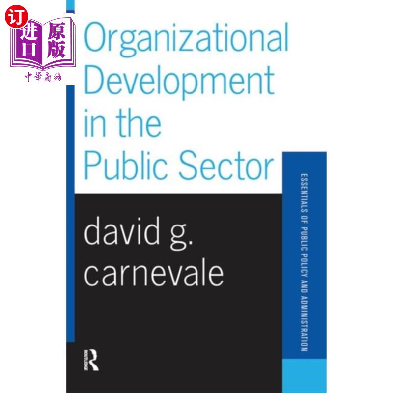 海外直订Organizational Development In The Public Sector 公共部门的组织发展