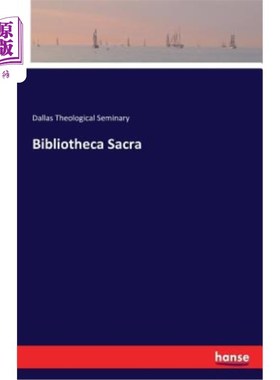 海外直订Bibliotheca Sacra 骶骨图书馆