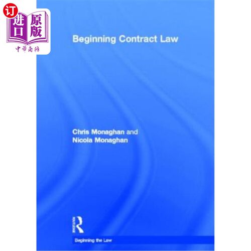 海外直订Beginning Contract Law 合同法开端