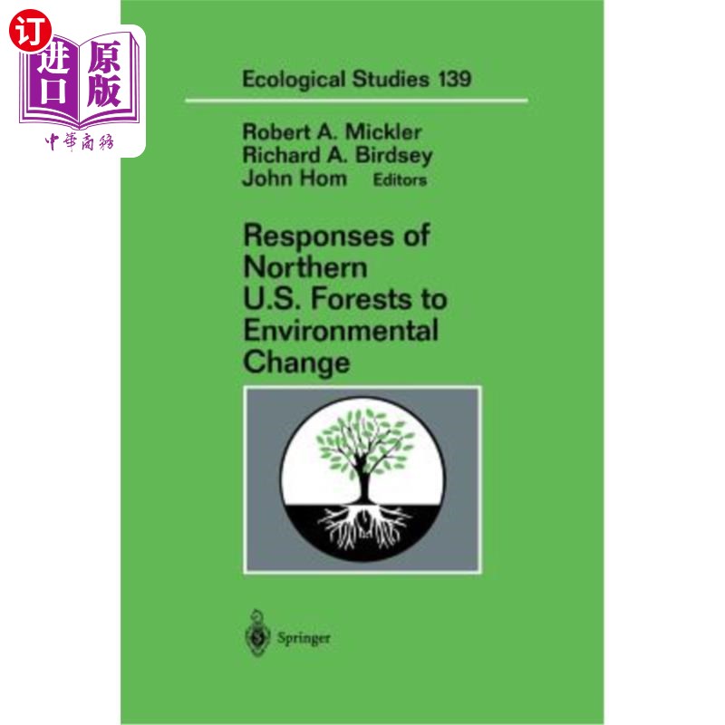 海外直订Responses of Northern U.S. Forests to Environmental Change 美国北部森林对环境变化的响应