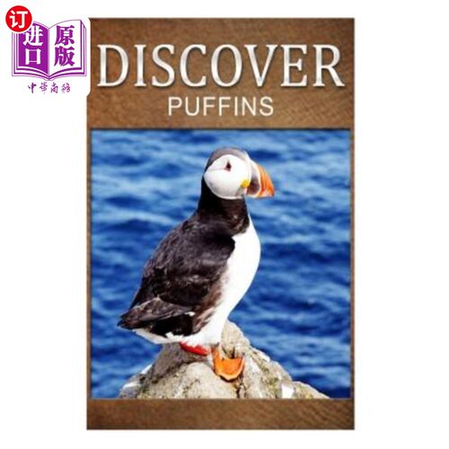 海外直订Puffins - Discover: Early reader's wildlife photography book 海雀-发现：早期读者野生动物摄影书籍