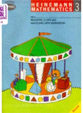 海外直订Heinemann Maths 3: Workbook 3 Measure,Shape & Ha... 海涅曼数学3:练习册3测量，形状和处理数据练习册(8包)