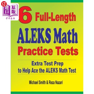 Ace Length Practice Math 海外直订6 Extra Help the ALEKS Prep Test 6个完整 Tests Full