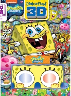 海外直订Nickelodeon Spongebob Squarepants: Look and Find 3D Nickelodeon海绵宝宝：寻找3D