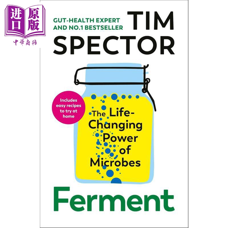 发酵 微生物改变生命的力量 蒂姆斯佩克特 伦敦国王学院营养科学家 Ferment 英文原版 Tim Spector【中商原版】