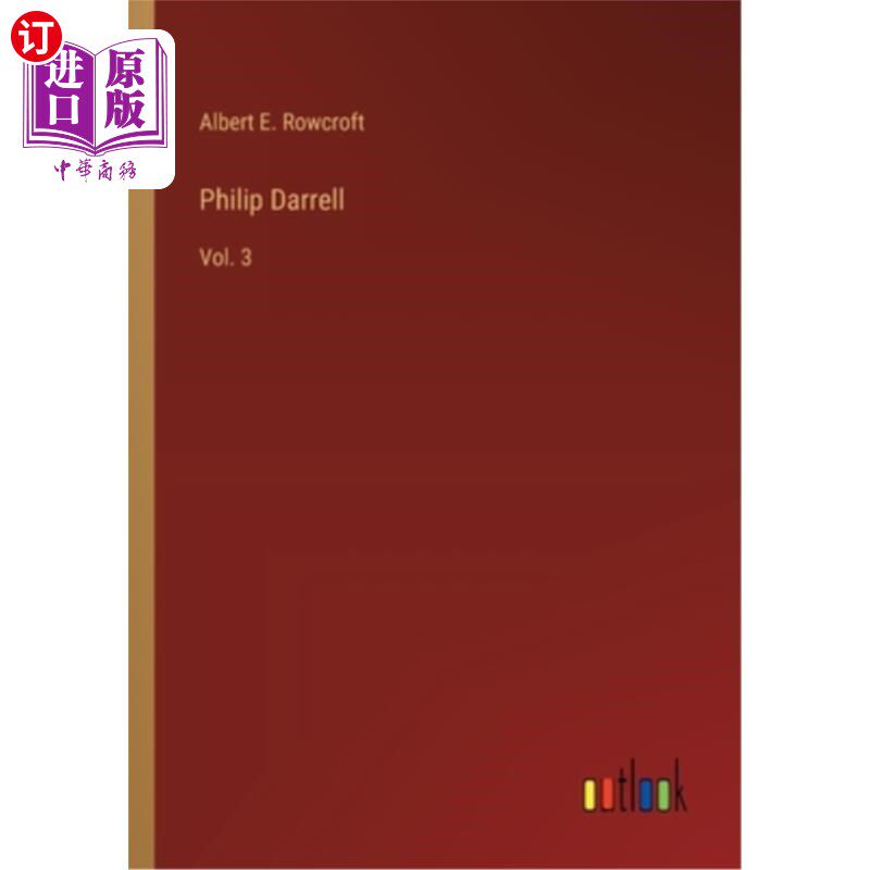 海外直订Philip Darrell: Vol. 3 菲利普·达雷尔：第三卷