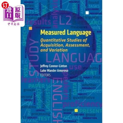 海外直订Measured Language 测量语言