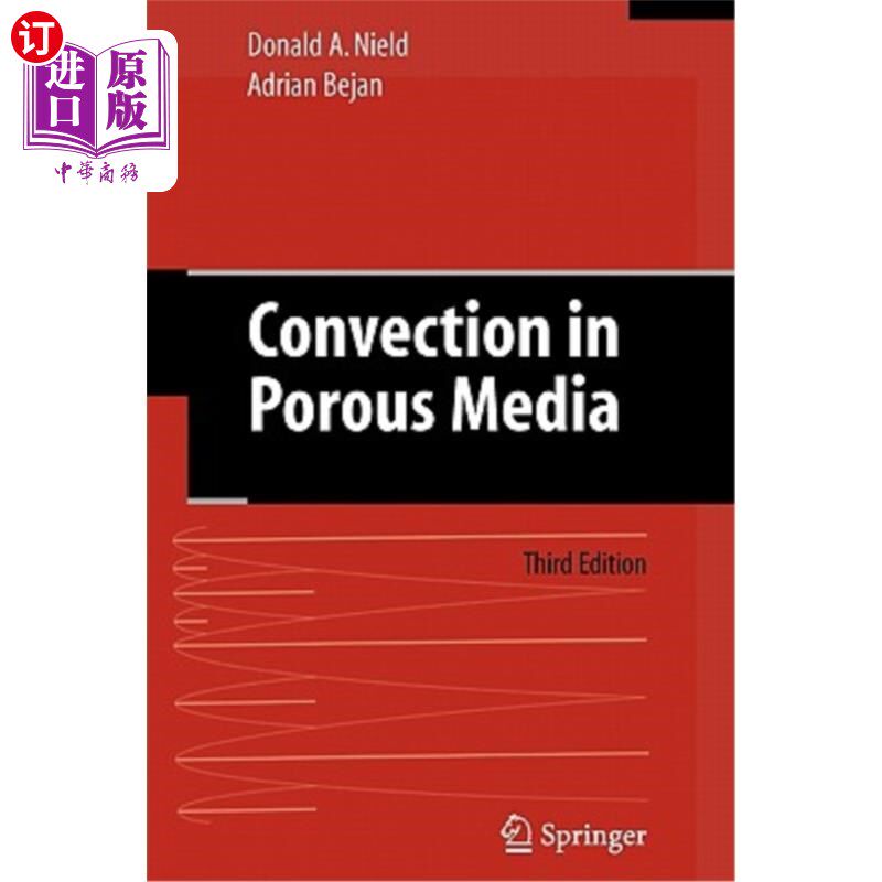海外直订Convection in Porous Media 多孔介质中的对流