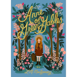 企鹅繁花女孩经典精装收藏版绿山墙的安妮 英文原版 Anne of Green Gables L M Montgomery【中商原版】