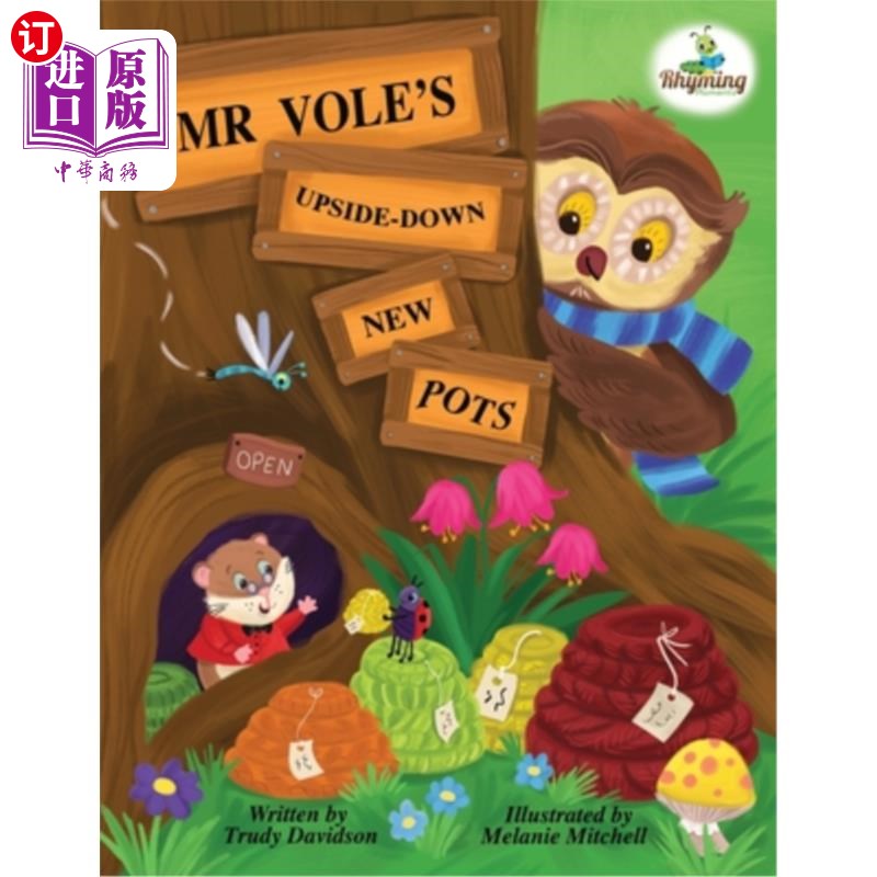 海外直订Mr Vole's Upside Down New Pots 沃尔先生的颠倒的新锅