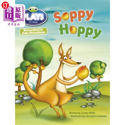 海外直订Bug Club Guided Julia Donaldson Plays Year 1 Green Soppy Hoppy 虫子俱乐部指导茱莉亚唐纳森扮演一年级的绿色索