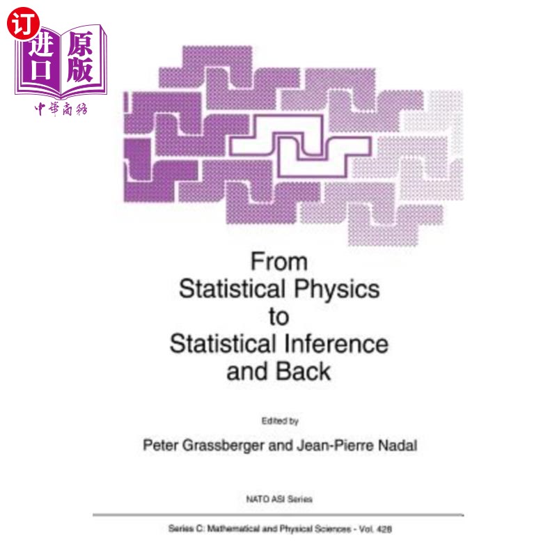 海外直订From Statistical Physics to Statistical Inference and Back 从统计物理到统计推断和返回