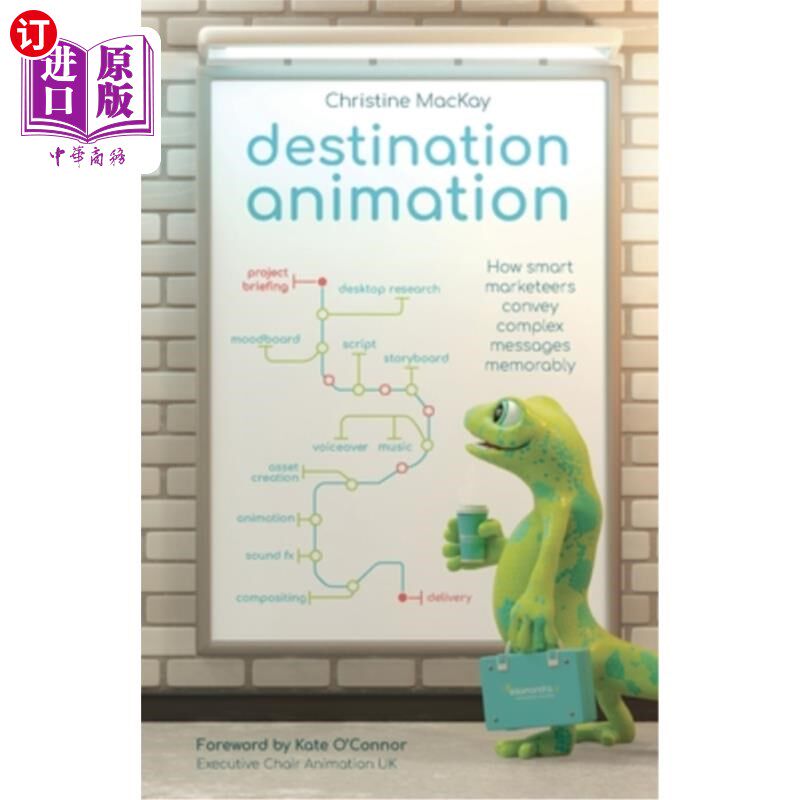海外直订Destination Animation: How smart marketeers convey complex messages memorably 目的地动画:聪明的市场营销者如