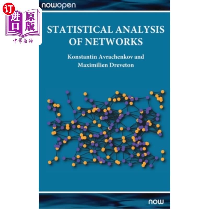 海外直订Statistical Analysis of Networks 统计分析