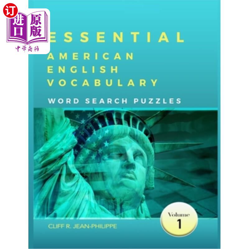 海外直订Essential American English Vocabulary Word Search Puzzles (Vol 1) - School Editi 基本美国英语词汇单词搜索拼