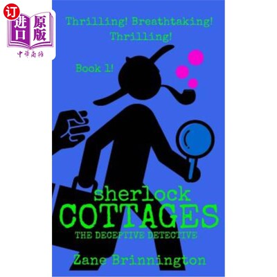 海外直订Sherlock Cottages: The Deceptive Detective 《神探夏洛克:骗人的侦探