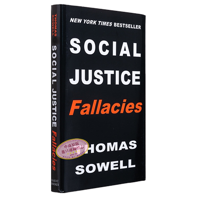 索维尔 社会正义谬误 Social Justice Fallacies 英文原版 Thomas Sowell 人文社科 政治意识形态与社会研究【中商原版】