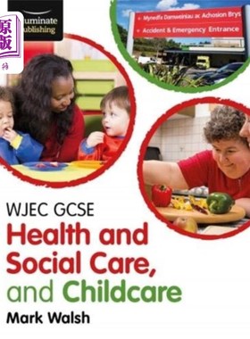 海外直订WJEC GCSE Health and Social Care, and Childcare WJEC GCSE健康和社会关怀以及儿童保育