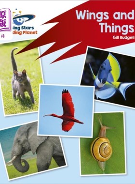 海外直订Reading Planet: Rocket Phonics - Target Practice... 阅读星球:火箭拼读-目标练习-翅膀和东西-红色B