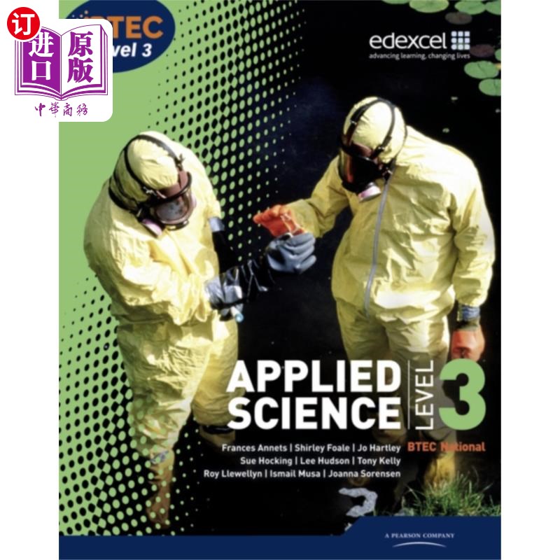 海外直订BTEC Level 3 National Applied Science Student Bo... BTEC三级国家应用科学学生用书