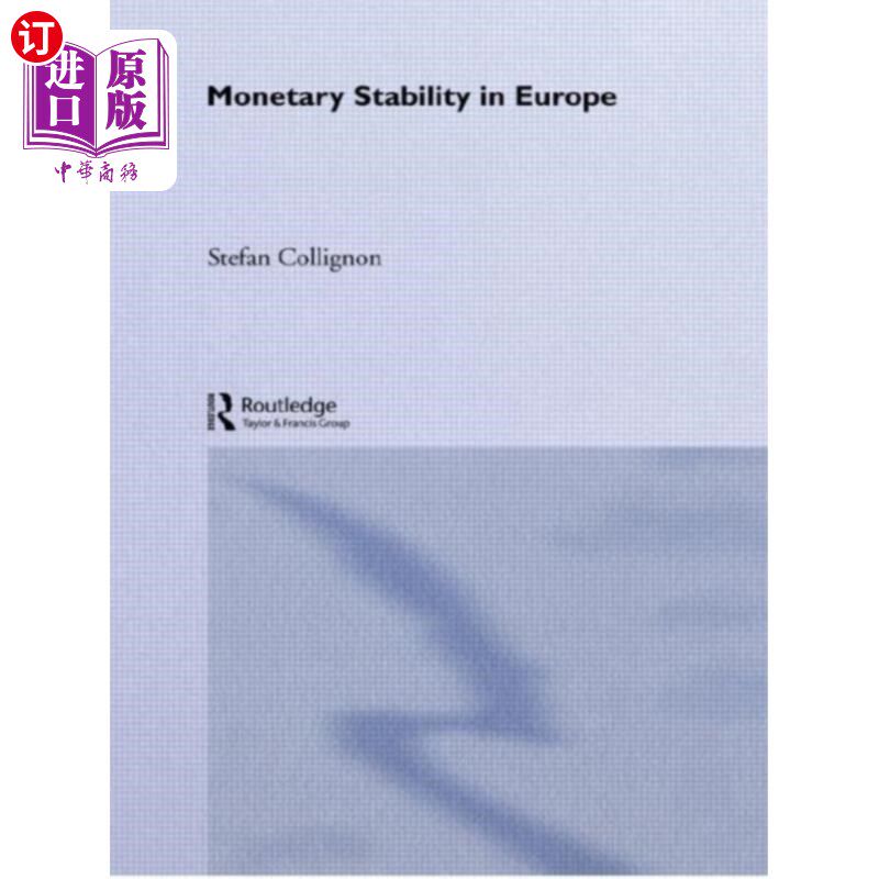 海外直订Monetary Stability in Europe 欧洲的货币稳定