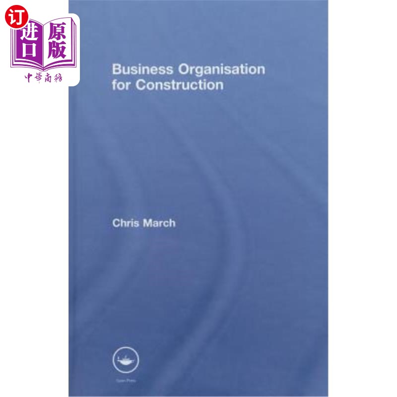 海外直订Business Organisation for Construction 建造业业务组织