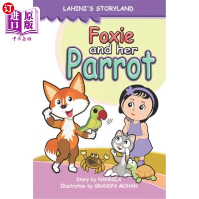 海外直订Foxie and her parrot 福西和她的鹦鹉