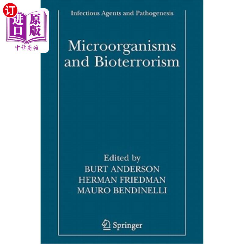海外直订Microorganisms and Bioterrorism 微生物与生物恐怖主义